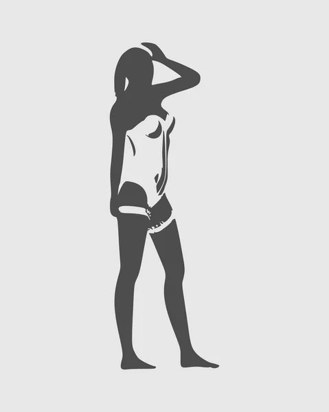 Concept de mode sous-vêtements — Image vectorielle