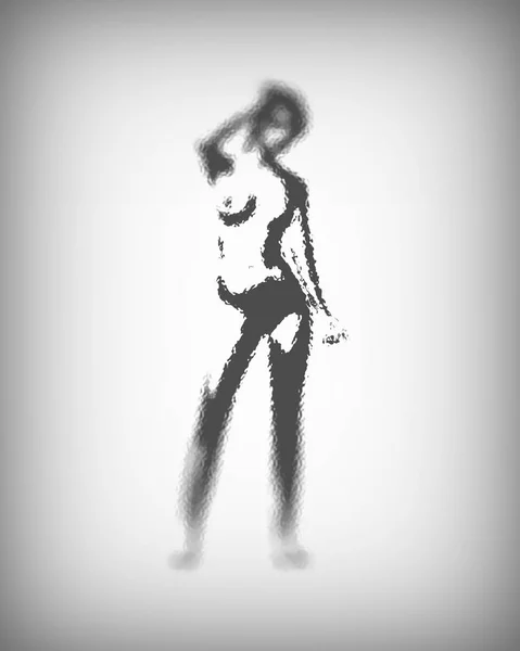 Sexy women silhouette — Stock Photo, Image