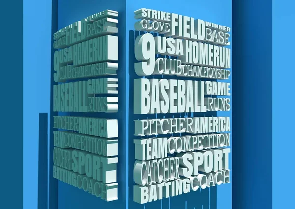 Baseball Relative Words Cloud