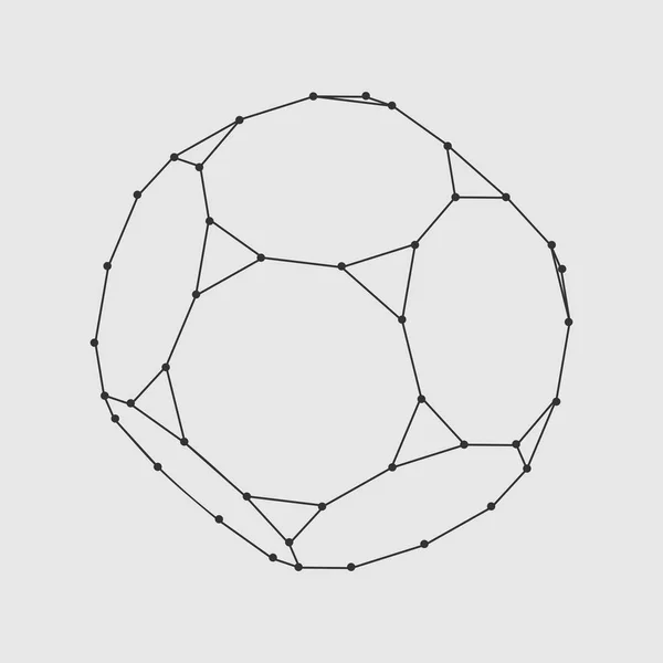 Abstrakt geometrisk form — Stock vektor