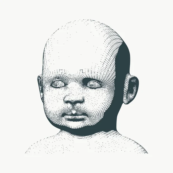 Lindo bebé. — Archivo Imágenes Vectoriales