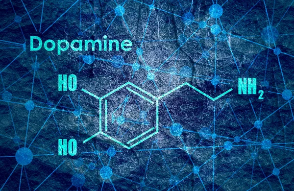 Preparat hormonalny dopamina. — Zdjęcie stockowe