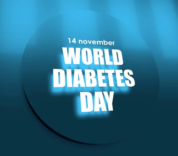 Illustrazione della giornata mondiale del diabete — Foto Stock