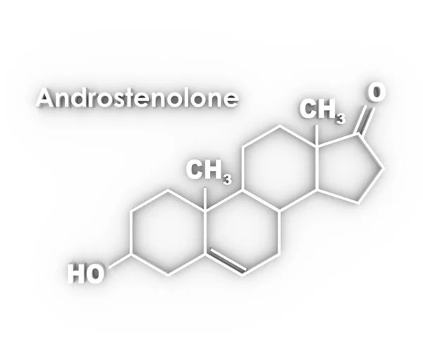 Hormona de fórmula androsterona —  Fotos de Stock