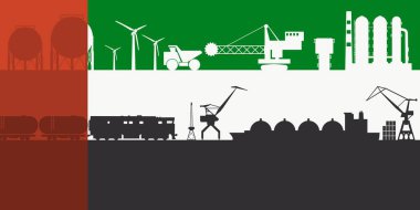 Endüstriyel başlık pankartı