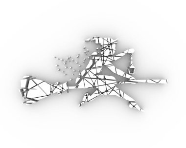 Uçan genç cadı simgesi.