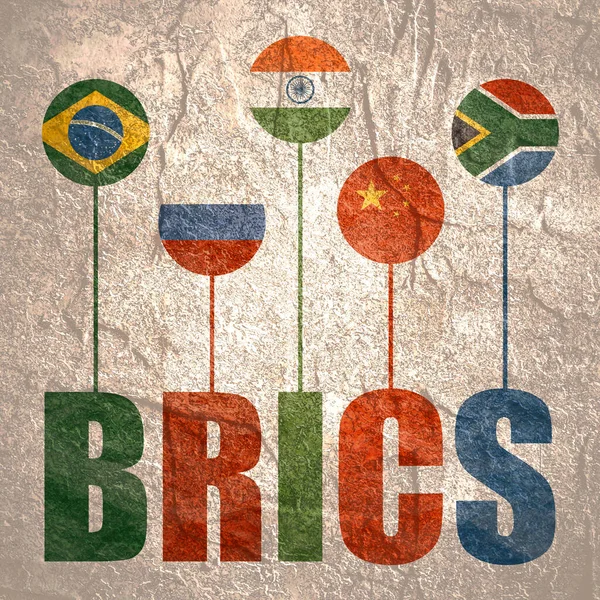 Economische Unie BRICS — Stockfoto