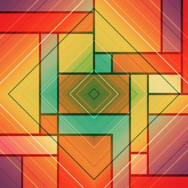 Square shapes background