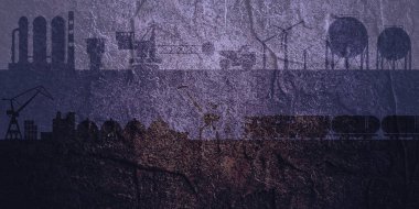 Endüstriyel başlık pankartı