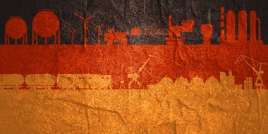 Endüstriyel başlık pankartı