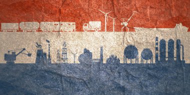 Endüstriyel başlık pankartı