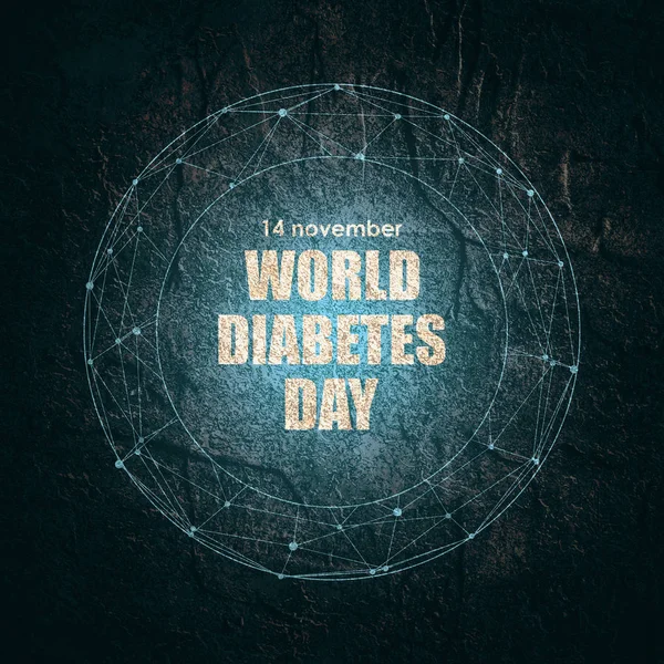 Ilustración del día mundial de la diabetes —  Fotos de Stock