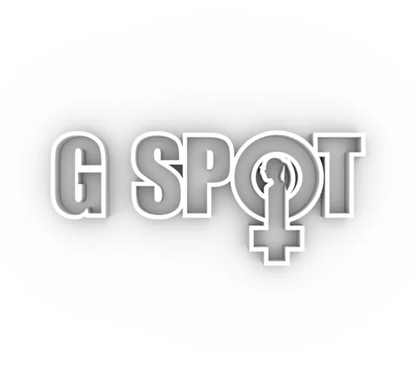 Spot-g textsymbol — Stockfoto