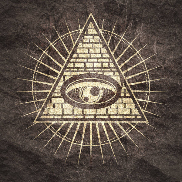 Mystical occult symbol.