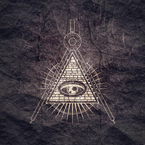 Mystical occult symbol.