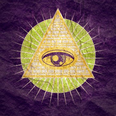 Gizemli okült sembolü.