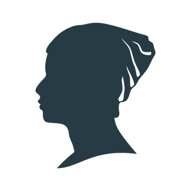 Adam profil görünümü.