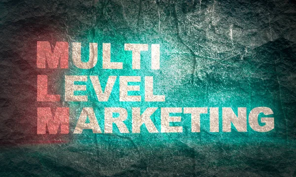 Multi level marketing.
