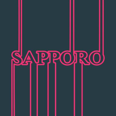 Sapporo şehir adı.