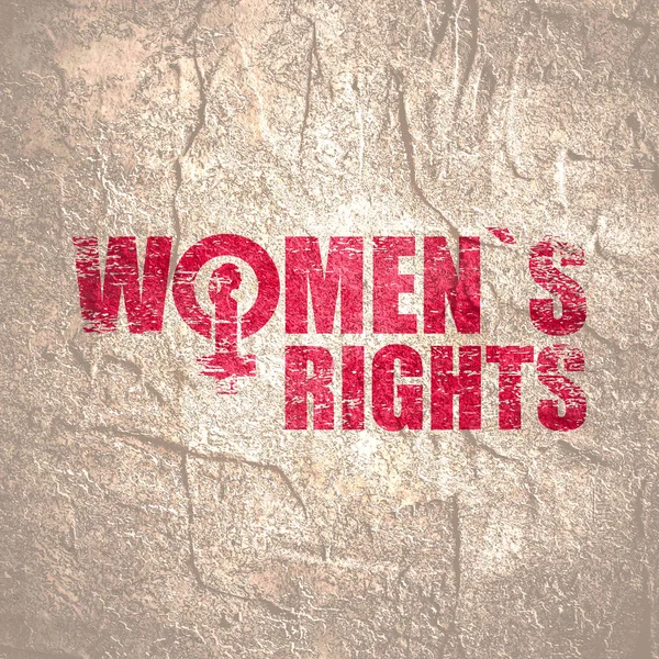 Begreppet kvinnors rättigheter — Stockfoto