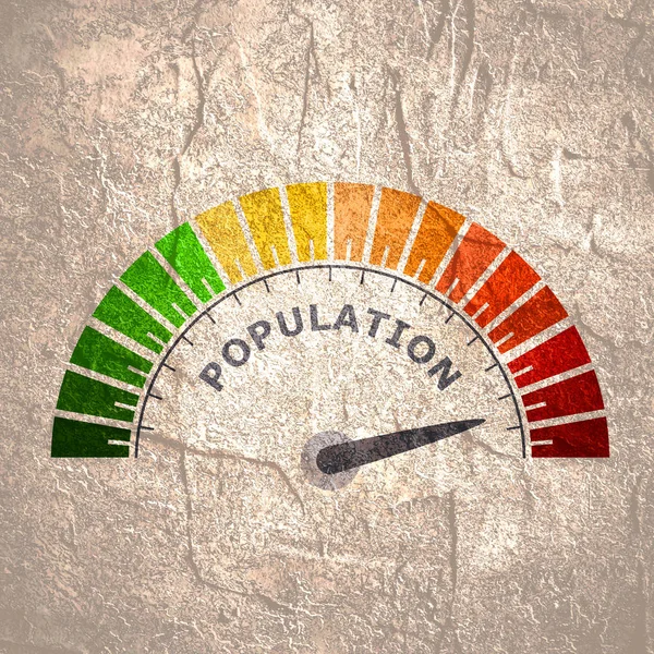 人口增长概念 — 图库照片