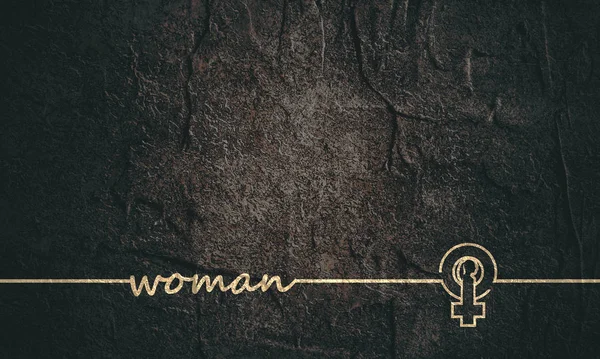 여성의 상징 아이콘 — 스톡 사진