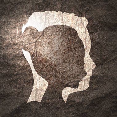 İki başlı siluetler.