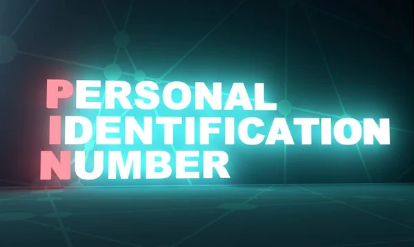 Número de Identificación Personal Concepto —  Fotos de Stock