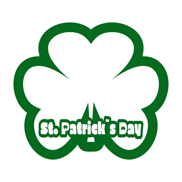 Shamrock abstracte achtergrond — Stockvector