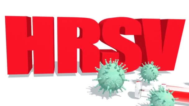 Концепція епідемії вірусів — стокове відео