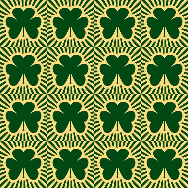 Fondo abstracto de Shamrock — Vector de stock