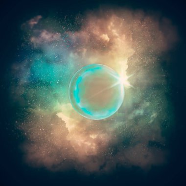 Soyut Gökada illüstrasyonu