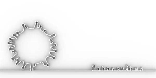 Concepto de enfermedad por Coronavirus — Foto de Stock