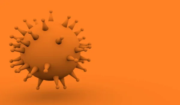 Modelo abstracto de virus — Foto de Stock
