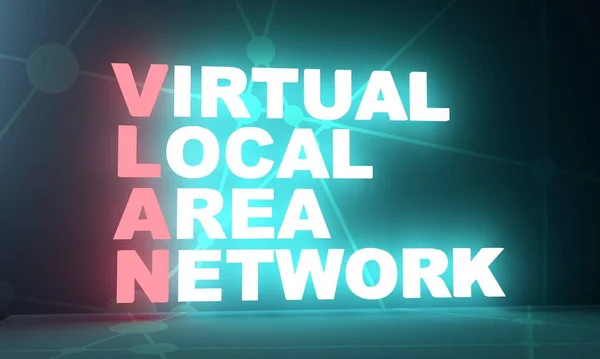 Jaringan Area Lokal Virtual — Stok Foto