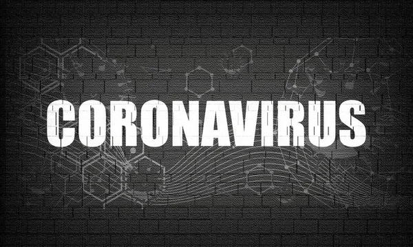 Conceito de doença por coronavírus — Fotografia de Stock