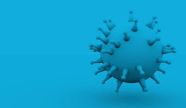 Modelo abstracto de virus — Foto de Stock