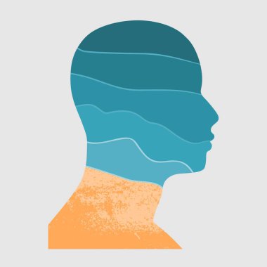 Tropikal plajın üst manzarası.