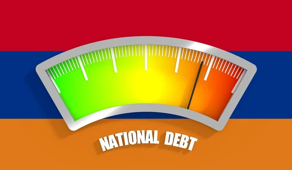 Ulusal borç kavramı — Stok fotoğraf