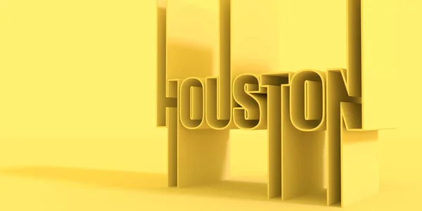 Stadtname Houston. — Stockfoto