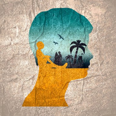 tropikal plaj manzarası