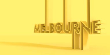 Melbourne şehir adı.