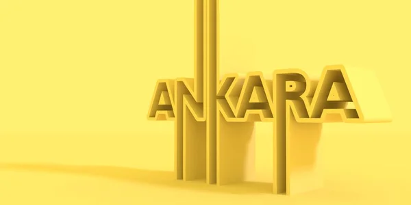 Ankara nom de la ville . — Photo