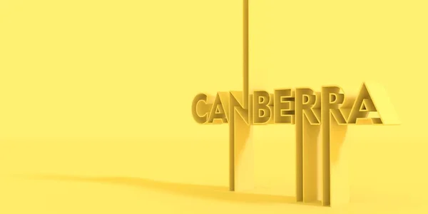 Canberra város neve. — Stock Fotó