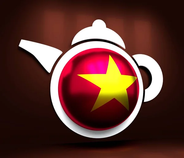Tea shop emblem