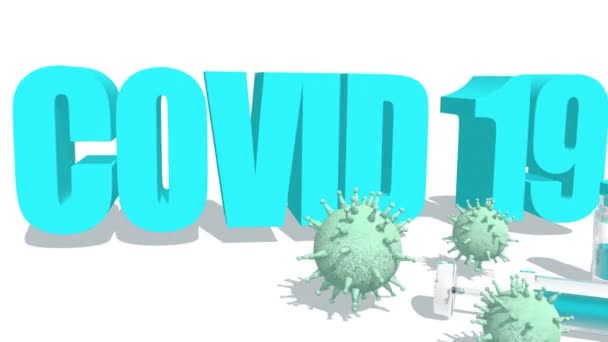 Concepto de enfermedad por Coronavirus — Vídeo de stock