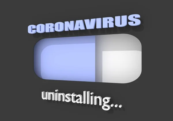 Κόμβος προόδου του Coronavirus — Φωτογραφία Αρχείου