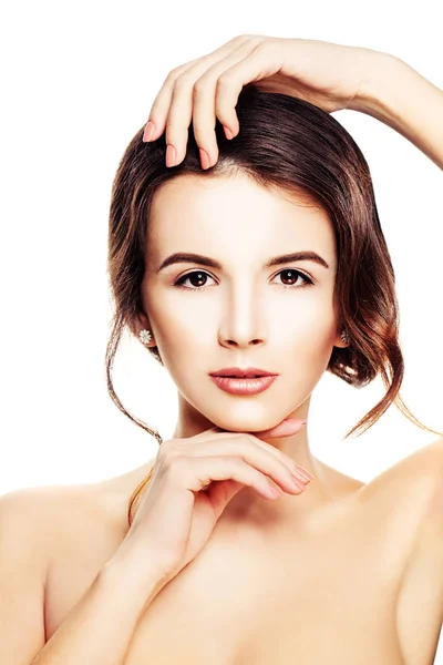 Spa Model Woman with Healthy Skin. Skincare Concept — Stock Photo, Image