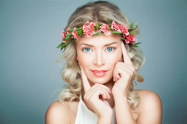 Krásná žena Spa Model se zdravou kůží. Wellness Beauty, Antiage — Stock fotografie