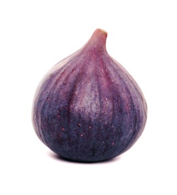 Beyaz arka plan üzerinde olgunlaşmış incir meyve